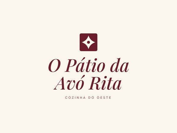 Proposta 1 de logótipo para O Pátio da Avó Rita